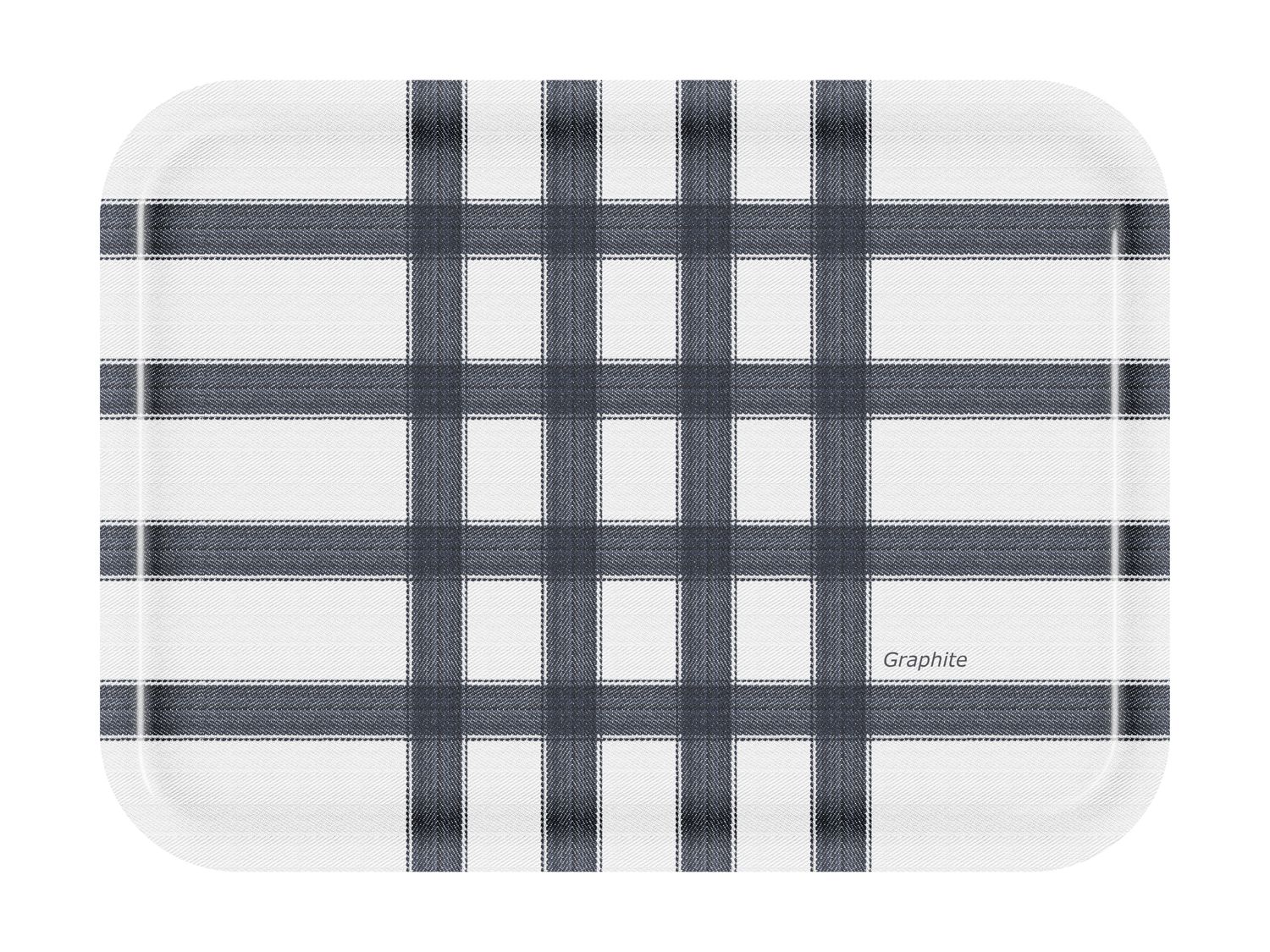 FROQE - TRAY_PLATE_WV - SKU_TRA261GRAP2720 - GRAPHITE - 27x20cm_10.63x7.87in - MEAL & TRADITION by Forbicon - Sweden