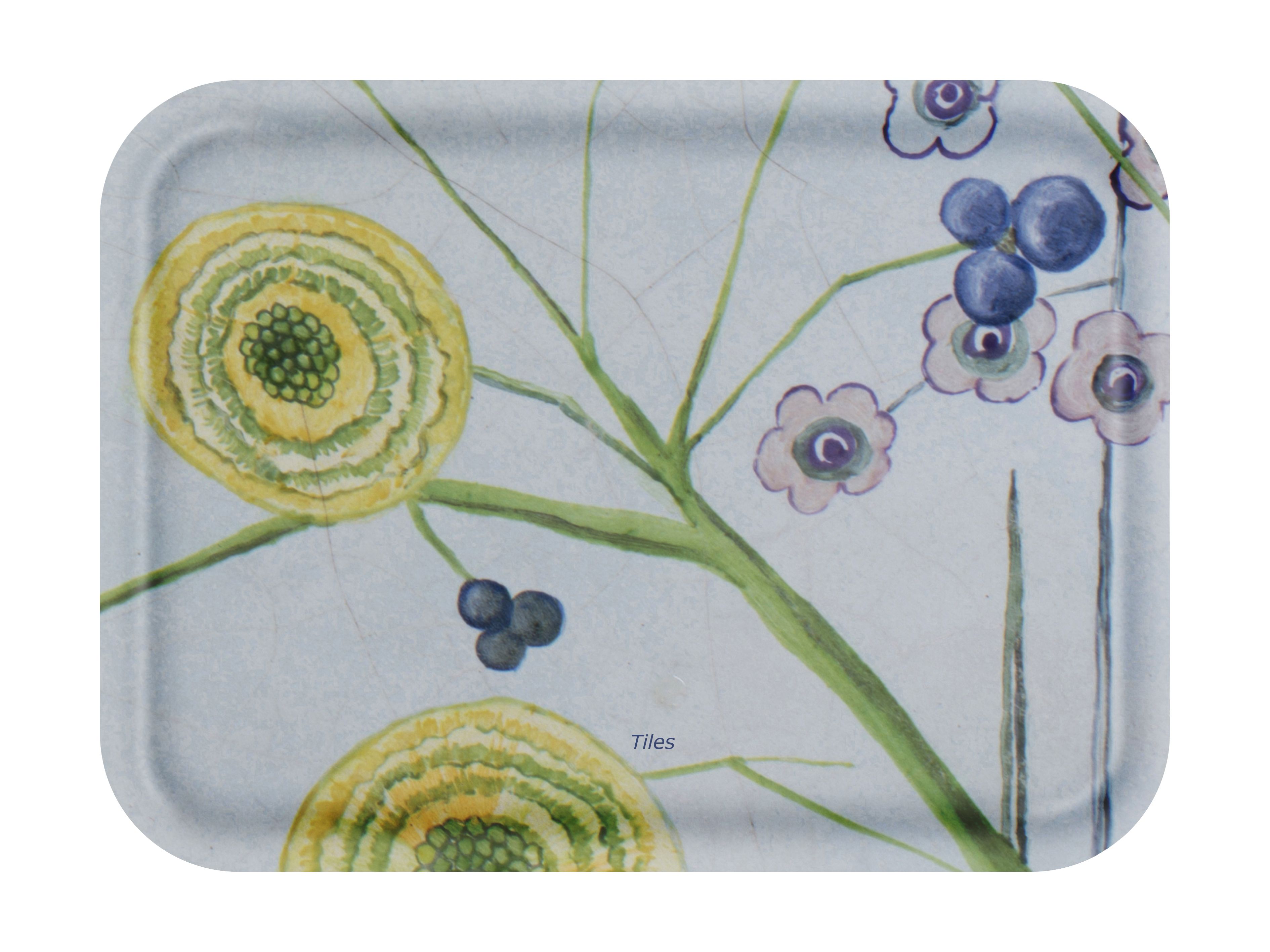 FROQE - TRAY/PLATE WV - SKU_TRA1325REM2720 - Remembrance_Tiles-Ball - 27x20cm_10.63x7.87in - TRADITION by Forbicon - Sweden