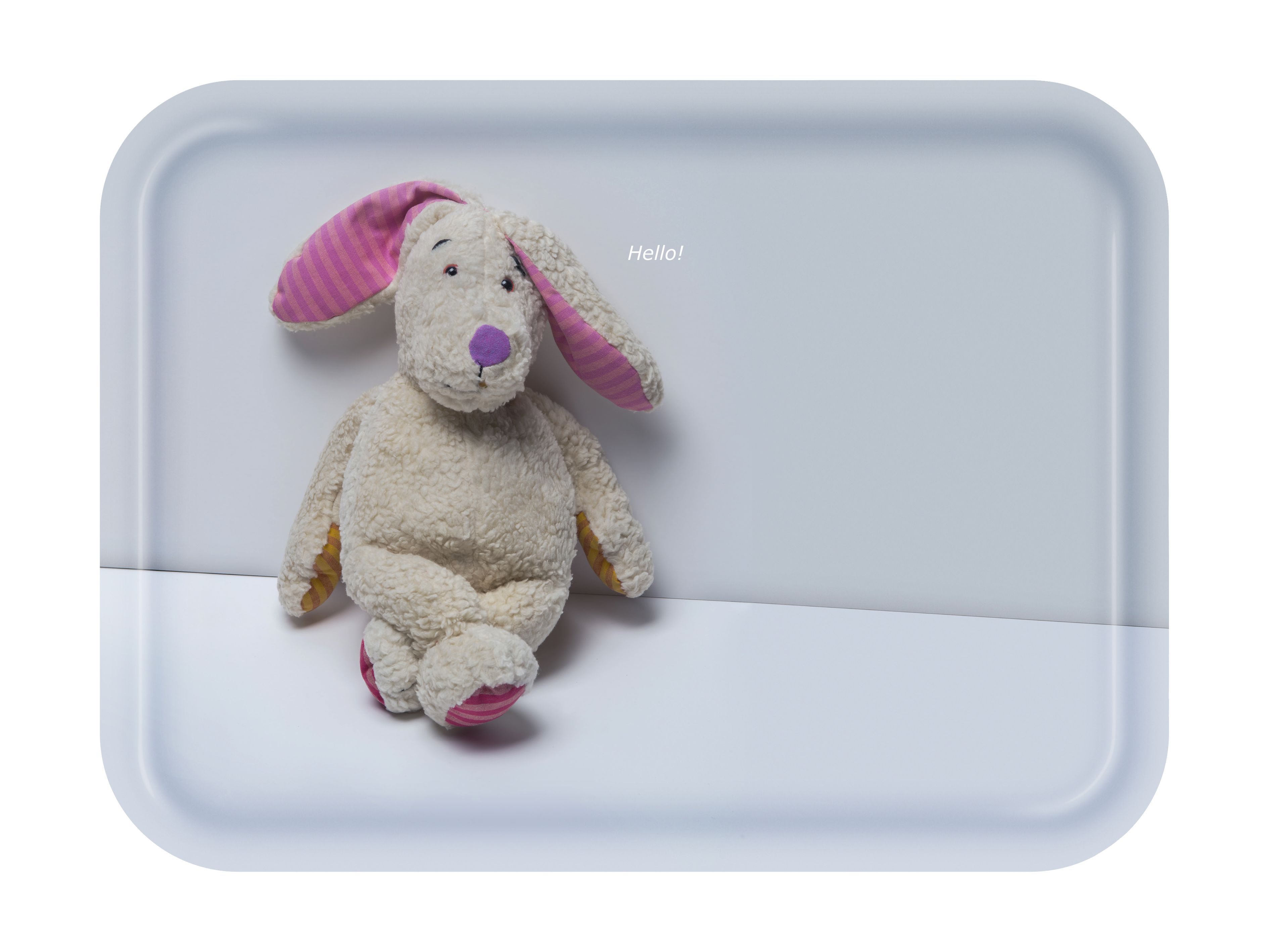 FROQE - my_TRAY_WV - SKU_TRA1303CC2720 - my_Rabbit - 27x20cm_10.63x7.87in - CHILDREN´S CORNER by Forbicon - Sweden