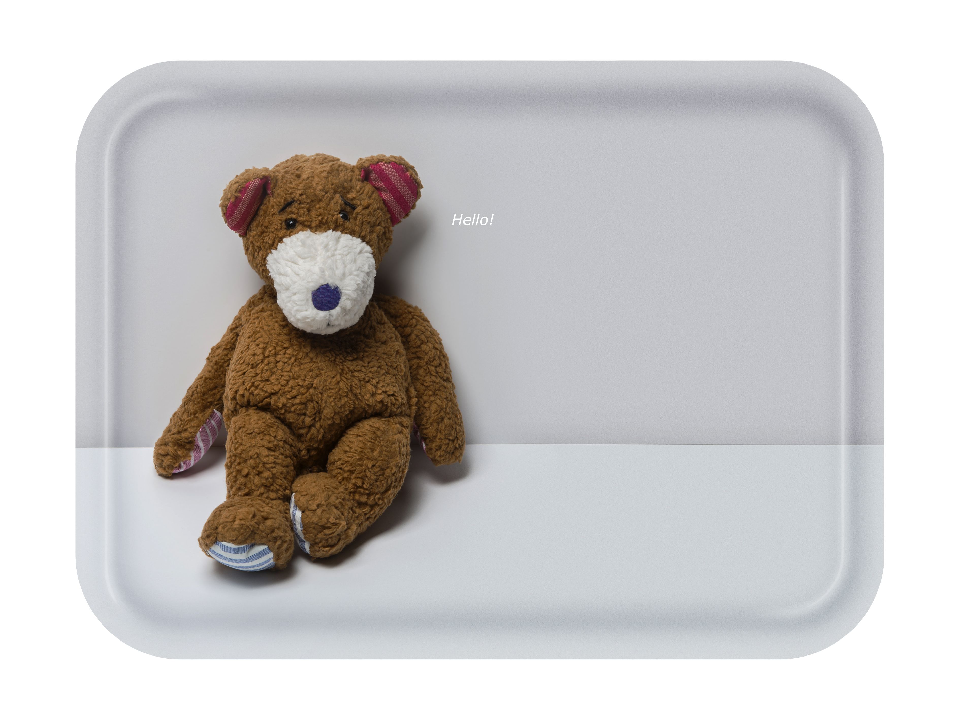 FROQE - my_TRAY_WV - SKU_TRA1301CC2720 - my_Brown_bear - 27x20cm_10.63x7.87in - CHILDREN´S CORNER by Forbicon - Sweden